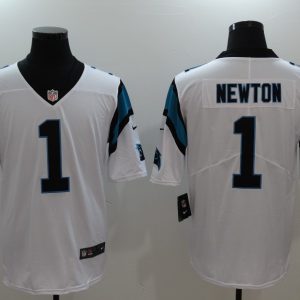 Carolina Panthers #1 Cam Newton White Vapor Untouchable Player Limited Jersey