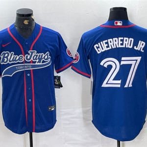 Toronto Blue Jays #27 Vladimir Guerrero Jr. Royal Cool Base Stitched Jersey