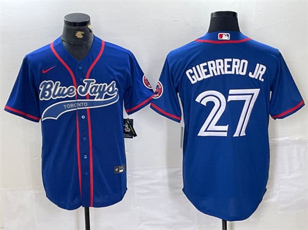 Toronto Blue Jays #27 Vladimir Guerrero Jr. Royal Cool Base Stitched Jersey