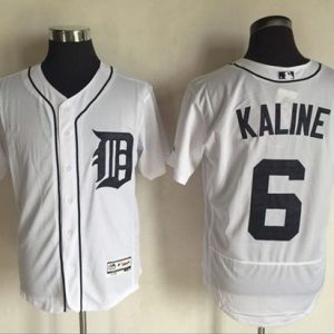 Tigers #6 Al Kaline White Flexbase Authentic Collection Stitched Jersey