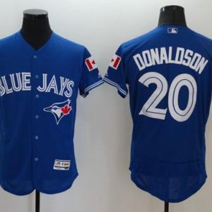 Blue Jays #20 Josh Donaldson Blue Fashion Stars Stripes Flexbase Authentic Stitched Jersey