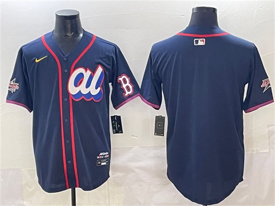American League Boston Red Sox Blank Navy 2025 All-Star Edition Limited Stitched Jersey