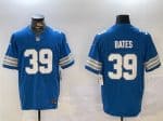 Detroit Lions #39 Jake Bates Blue 2024 F.U.S.E. Vapor Limited Stitched Jersey