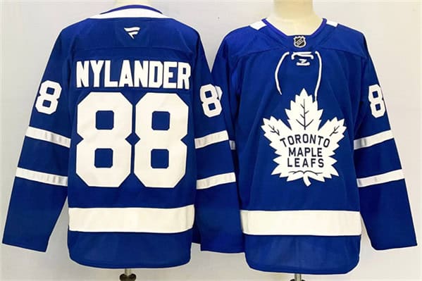 Toronto Maple Leafs #88 William Nylander Blue 2024-25 Stitched Jersey