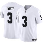 Las Vegas Raiders #3 Zamir White White F.U.S.E. Vapor Stitched Jersey