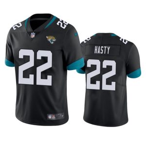 Jacksonville Jaguars #22 JaMycal Hasty Black Vapor Untouchable Limited Stitched Jersey