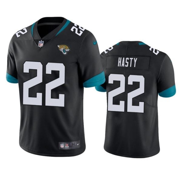 Jacksonville Jaguars #22 JaMycal Hasty Black Vapor Untouchable Limited Stitched Jersey