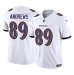 Baltimore Ravens #89 Mark Andrews White 2023 F.U.S.E Vapor Limited Stitched Jersey