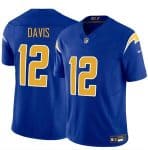 Los Angeles Chargers #12 Derius Davis Royal 2024 F.U.S.E. Vapor Limited Stitched Jersey
