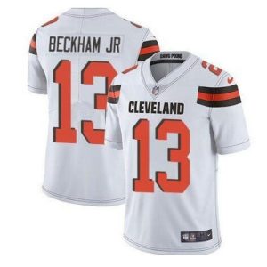 Cleveland Browns #13 Odell Beckham Jr. White Vapor Untouchable Limited Stitched Jersey