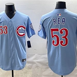 Chicago Cubs #53 Colin Rea Blue 2024-25 2nd Alternate Limited Stitched Jersey