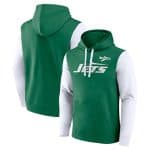 New York Jets Green White Fleece Pullover Hoodie