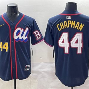 American League #44 Aroldis Chapman Navy 2025 All-Star Edition Limited Stitched Jersey