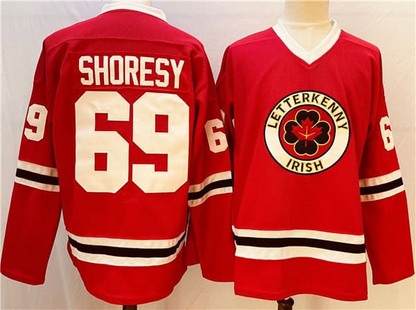 Letterkenny #69 Shoresy Irish Hockey Jersey
