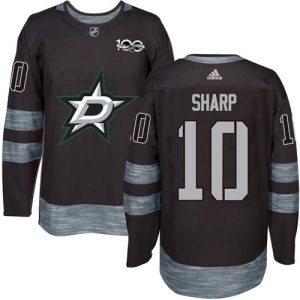 Stars #10 Patrick Sharp Black 1917-2017 100th Anniversary Stitched Jersey