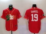 San Francisco 49ers #19 Deebo Samuel Red Mexico With Patch Stitched Jersey