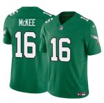 Philadelphia Eagles #16 Tanner McKee Kelly Green 2024 F.U.S.E. Vapor Untouchable Limited Stitched Jersey