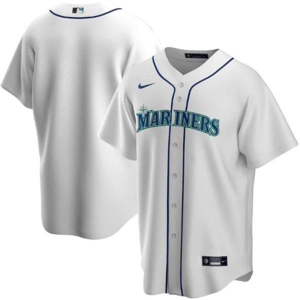 Seattle Mariners White Cool Base Stitched Jersey