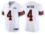 Cleveland Browns #4 Deshaun Watson White 1946 Collection Vapor Untouchable Limited Stitched Jersey