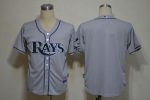 Rays Blank Grey Cool Base Stitched Jersey