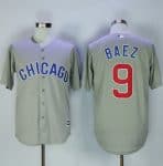 Cubs #9 Javier Baez Grey New Cool Base Stitched Jersey