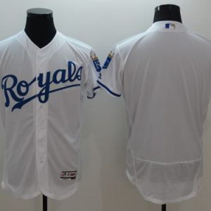 Royals Blank White Flexbase Authentic Collection Stitched Jersey