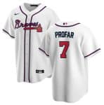 Atlanta Braves #7 Jurickson Profar White 2025 Cool Base Stitched Jersey