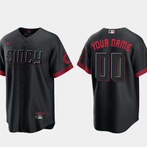 Cincinnati Reds Custom 2023 City Connect Cool Base Stitched Jersey