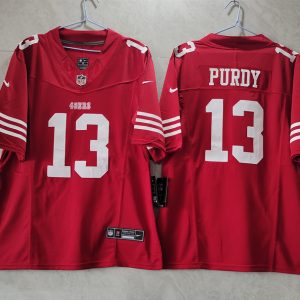 San Francisco 49ers #13 Brock Purdy Red 2023 F.U.S.E. Vapor Untouchable Limited Stitched Jersey