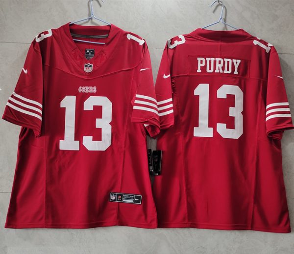 San Francisco 49ers #13 Brock Purdy Red 2023 F.U.S.E. Vapor Untouchable Limited Stitched Jersey