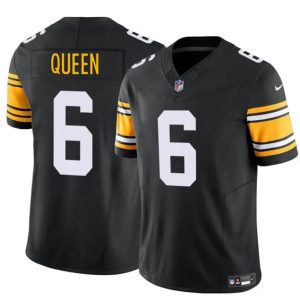 Pittsburgh Steelers #6 Patrick Queen Black 2023 F.U.S.E. Vapor Untouchable Limited Stitched Jersey