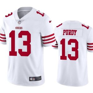 San Francisco 49ers #13 Brock Purdy White Vapor Untouchable Limited Stitched Jersey