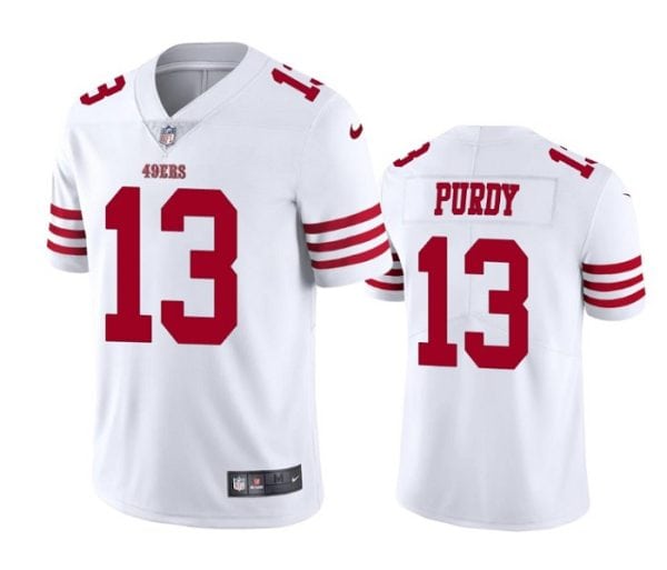 San Francisco 49ers #13 Brock Purdy White Vapor Untouchable Limited Stitched Jersey