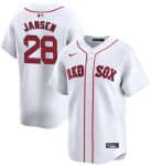 Boston Red Sox #28 Danny Jansen White 2024 Home Limited Stitched Jersey