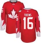 Team CA. #16 Jonathan Toews Red 2016 World Cup Stitched Jersey