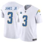 Los Angeles Chargers #3 Derwin James Jr. White 2024 F.U.S.E. With 4-Star C Patch Vapor Limited Stitched Jersey
