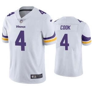 Minnesota Vikings #4 Dalvin Cook White Vapor Untouchable Stitched Jersey