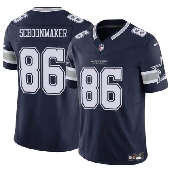 Dallas Cowboys #86 Luke Schoonmaker Navy 2023 F.U.S.E. Vapor Untouchable Limited Stitched Jersey