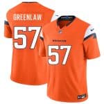 Denver Broncos #57 Dre Greenlaw Orange 2025 F.U.S.E. Vapor Limited Stitched Jersey