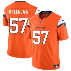 Denver Broncos #57 Dre Greenlaw Orange 2025 F.U.S.E. Vapor Limited Stitched Jersey