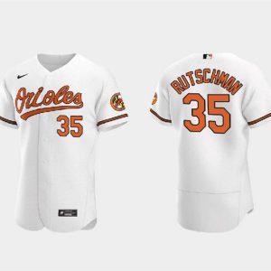 Baltimore Orioles #35 Adley Rutschman White Flex Base Stitched Jersey