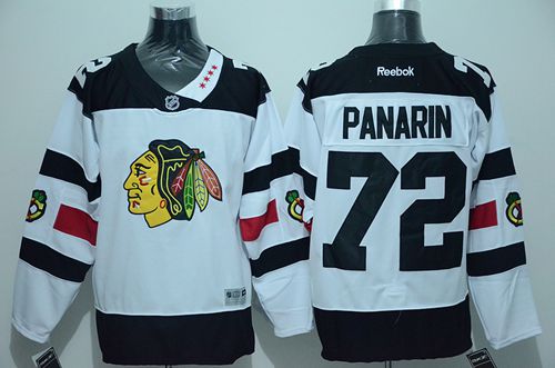 Blackhawks #72 Artemi Panarin White 2016 Stadium Series Stitched Jersey