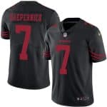 49ers #7 Colin Kaepernick Black Stitched Limited Rush Nike Jersey