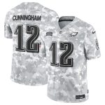 Philadelphia Eagles #12 Randall Cunningham 2024 F.U.S.E Arctic Camo Salute To Service Limited Stitched Jersey