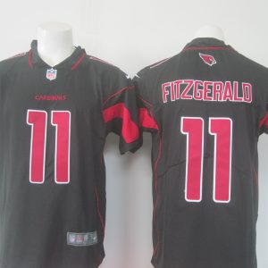 Arizona Cardinals #11 Larry Fitzgerald Black Limited Rush Stitched Nike Jersey