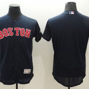 Red Sox Blank Navy Blue Flexbase Authentic Collection Stitched Jersey