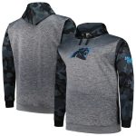 Carolina Panthers Heather Charcoal Big Tall Camo Pullover Hoodie