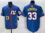 National League #33 Brendan Donovan Blue 2025 All-Star Edition Limited Stitched Jersey
