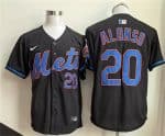 New York Mets #20 Pete Alonso Black 2025 Stitched Jersey