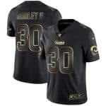 Los Angeles Rams #30 Todd Gurley II 2019 Black Gold Edition Stitched Jersey